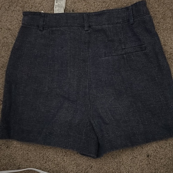 High waist denim shorts - Picture 3 of 4